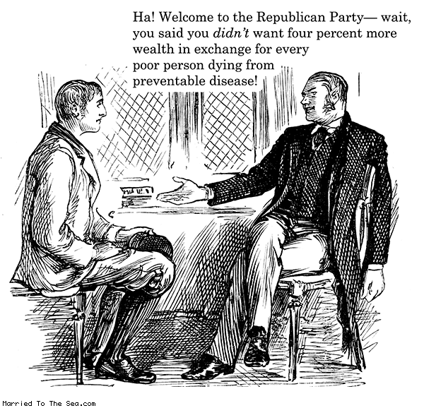 Married To The Sea by @drewtoothpaste - welcome to the republican party