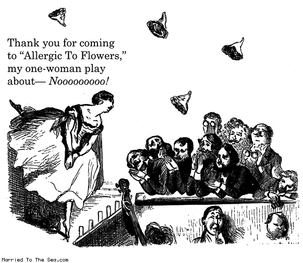 Married To The Sea by @drewtoothpaste - allergic to flowers